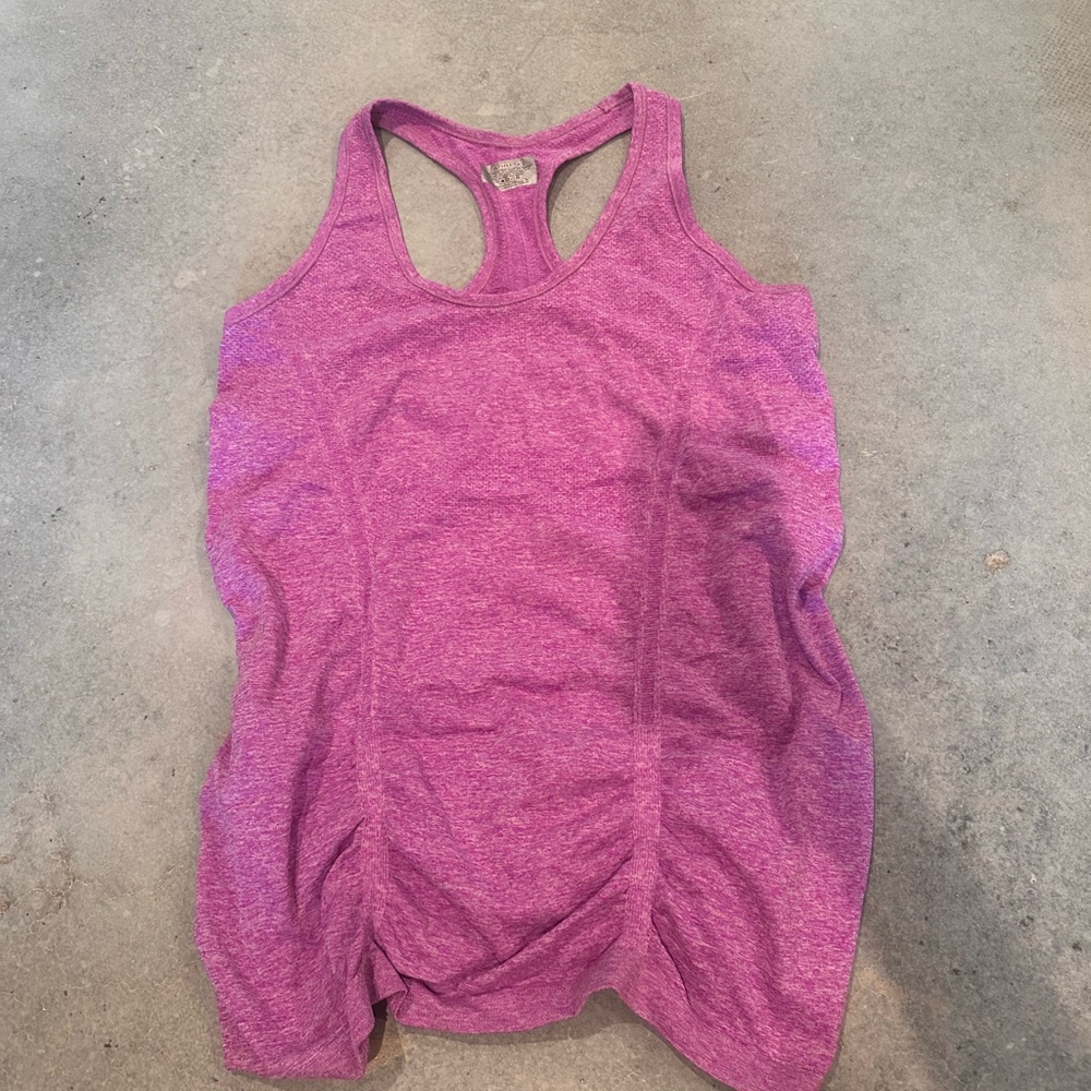 Athleta Heathered Purple Tank Top